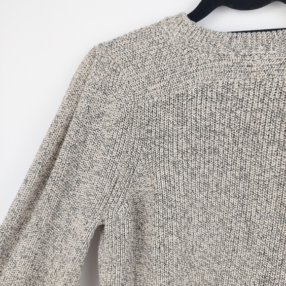 Me + Em Beige Knitted Jumper Womens Size M Approx 10-12 Balloon Sleeve - Picture 14 of 16